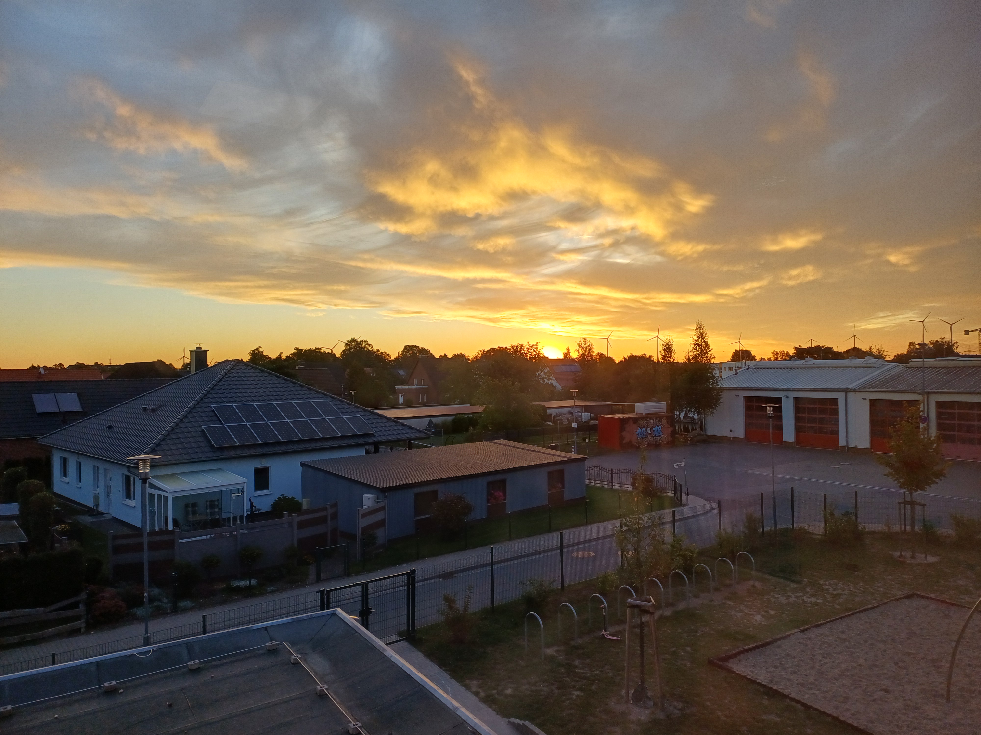 Ausblick aus dem Bauraum
