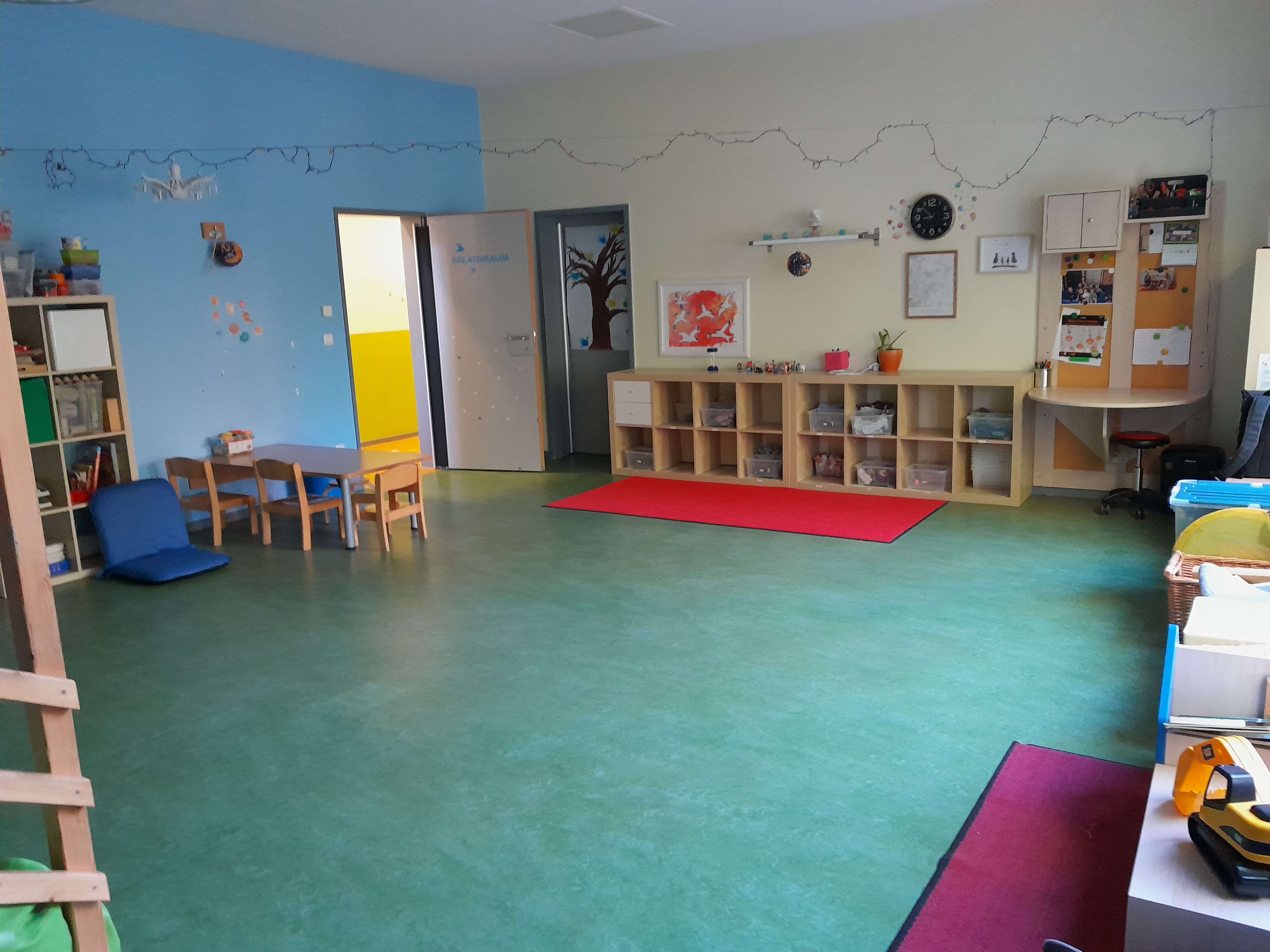 Gruppenraum in der Krippe